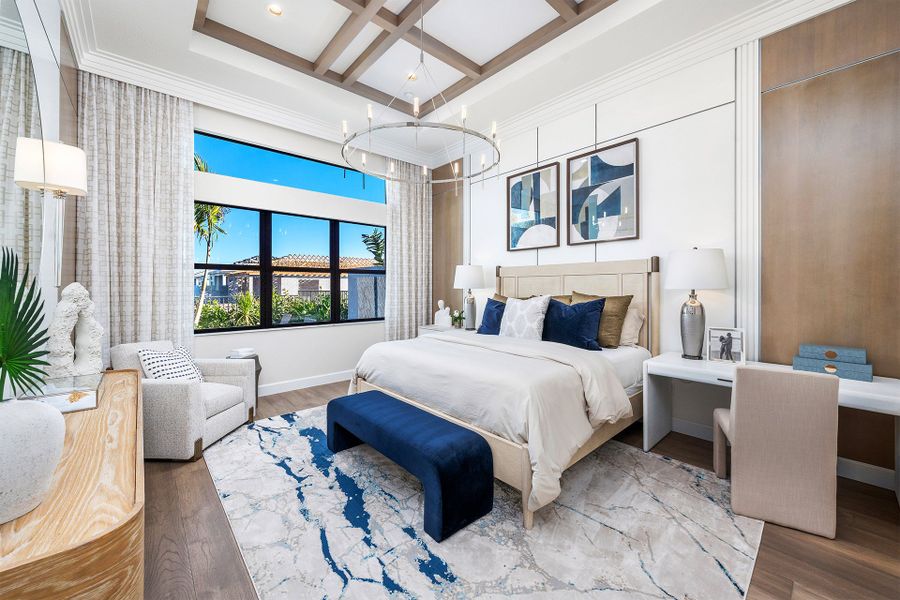 Representative furnished interior of a home built from the Belize by GL Homes in Valencia Del Mar (55+), Boynton Beach (Image 11).