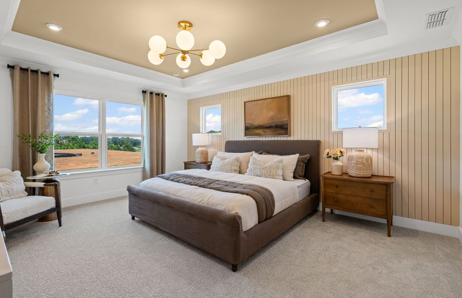 Representative furnished interior of a home built from the Monroe by Pulte Homes in Bleckley Station, Ball Ground (Image 7).