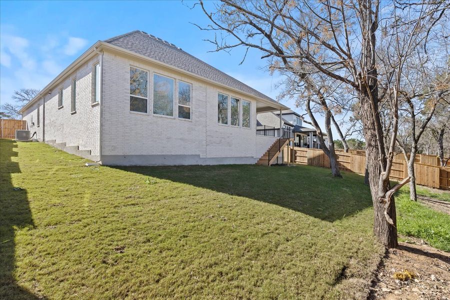 Exterior details and patio area of a home in 6 Creeks, Kyle (Image 22). Exterior details and patio area of a home in 6 Creeks, Kyle (Image 22).