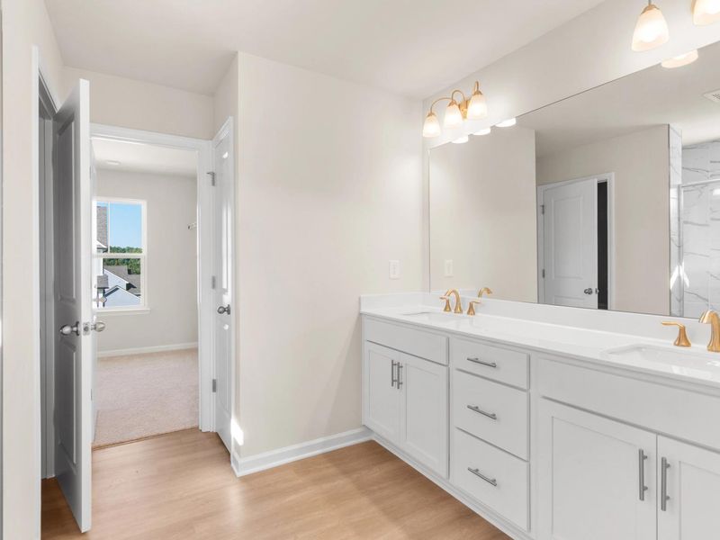 Representative furnished interior of a home built from the The Willow B at Wehunt Meadows by Davidson Homes LLC in Wehunt Meadows, Hoschton (Image 12).