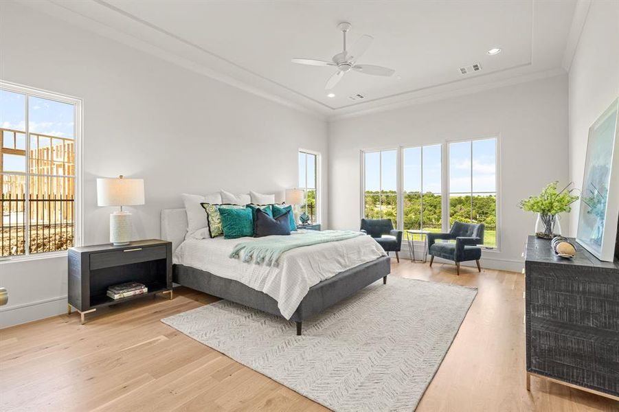 Furnished interior view inside a new home in , Fort Worth (Image 16).