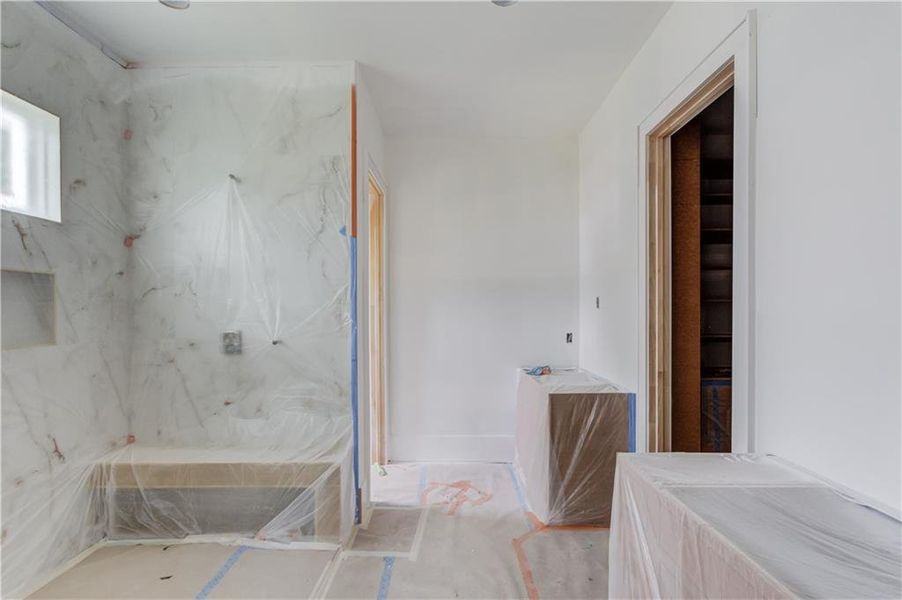 In-progress construction of a new home in , Buford, GA (Image 26).