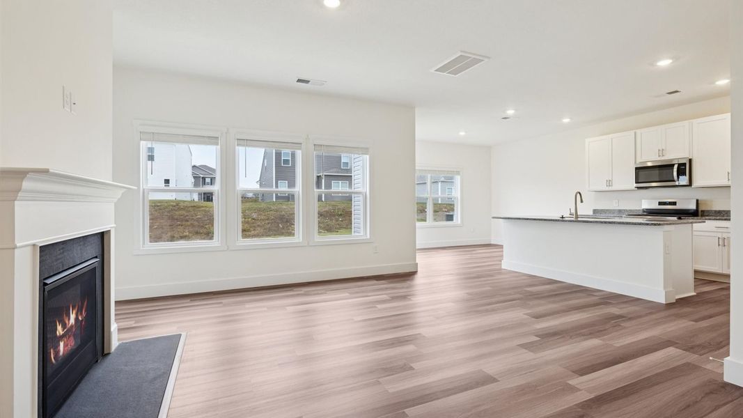 Spacious, unfurnished interior of a new home in Millstone Village, Morristown (Image 9). Spacious, unfurnished interior of a new home in Millstone Village, Morristown (Image 9).