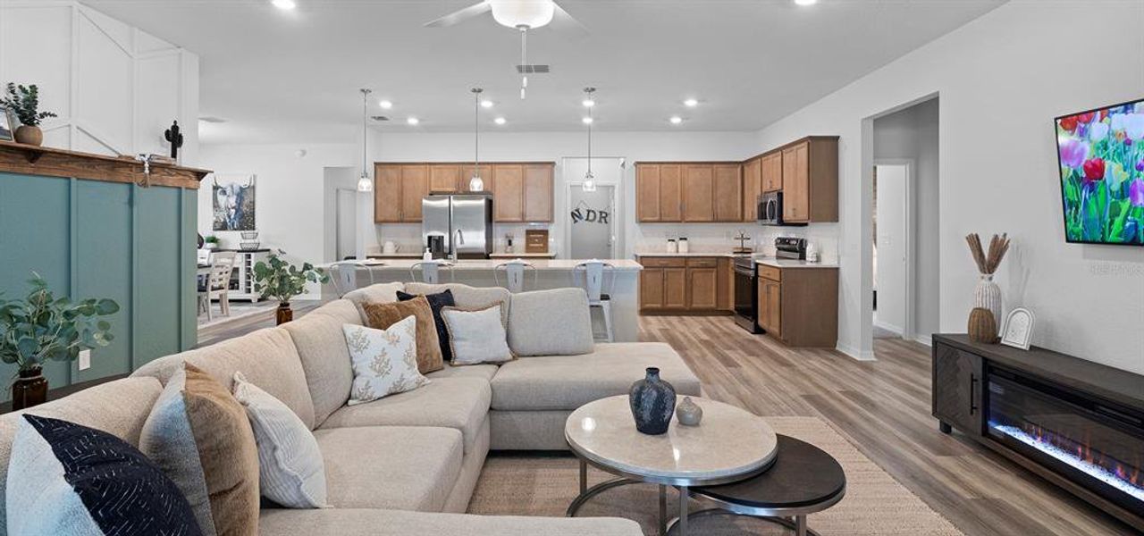 Furnished interior view inside a new home in Copperleaf, Ocala (Image 4).