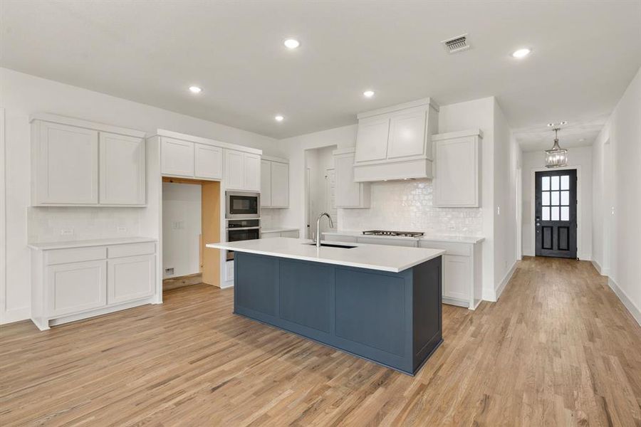 Furnished interior view inside a new home in Settlers Glen, New Fairview (Image 9).