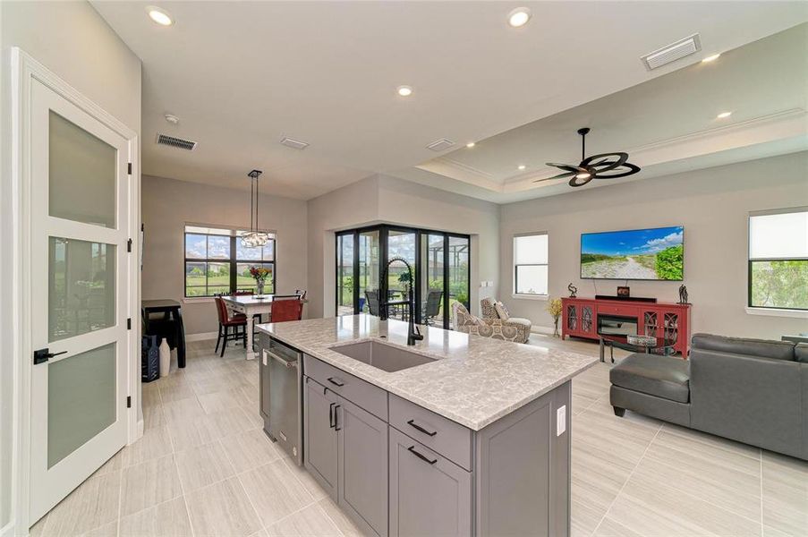 Furnished interior view inside a new home in , Nokomis (Image 55).