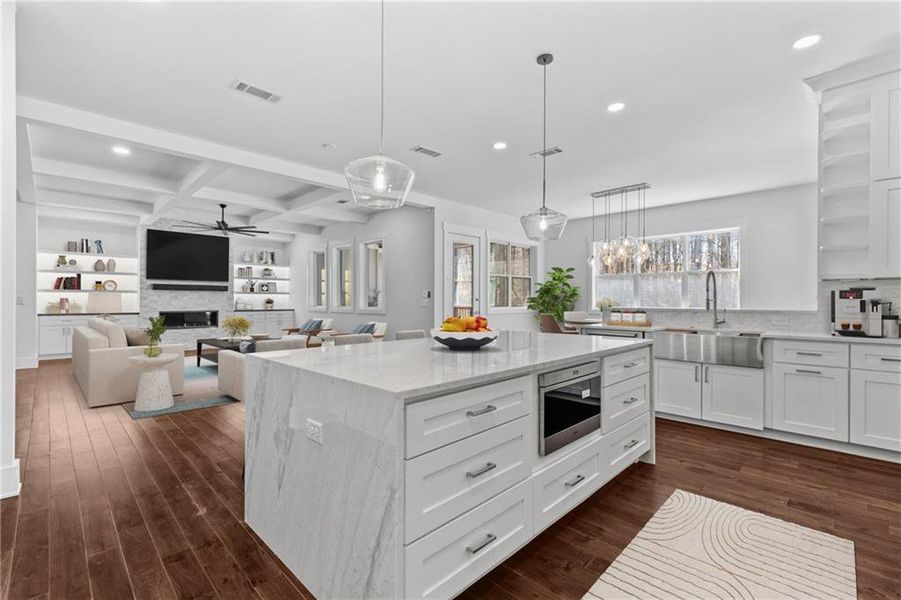 Furnished interior view inside a new home in , Alpharetta (Image 15).