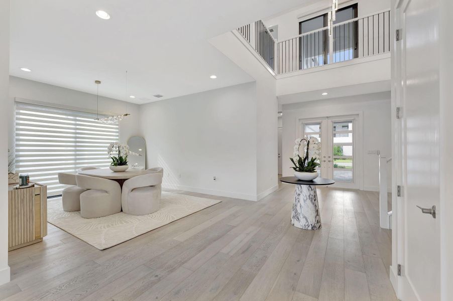 Furnished interior view inside a new home in , Boca Raton (Image 56). Furnished interior view inside a new home in , Boca Raton (Image 56).