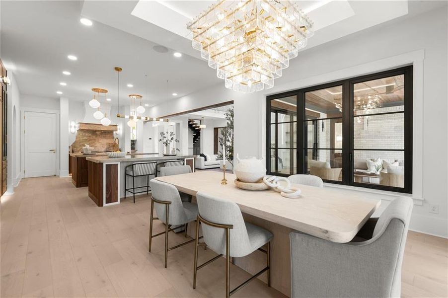 Furnished interior view inside a new home in , Alpharetta (Image 70).