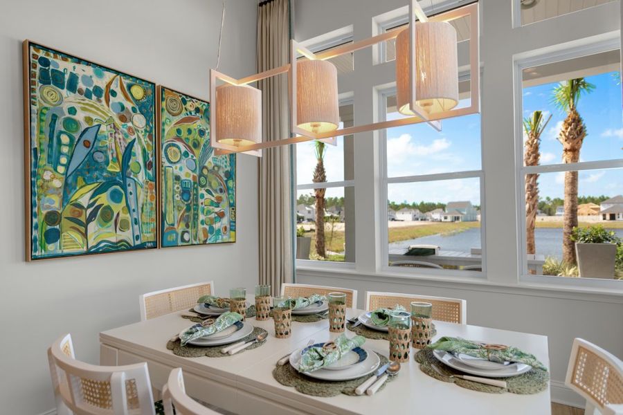 Representative furnished interior of a home built from the Sawyer by Riverside Homes in Mariposa at EverRange, Jacksonville (Image 79).