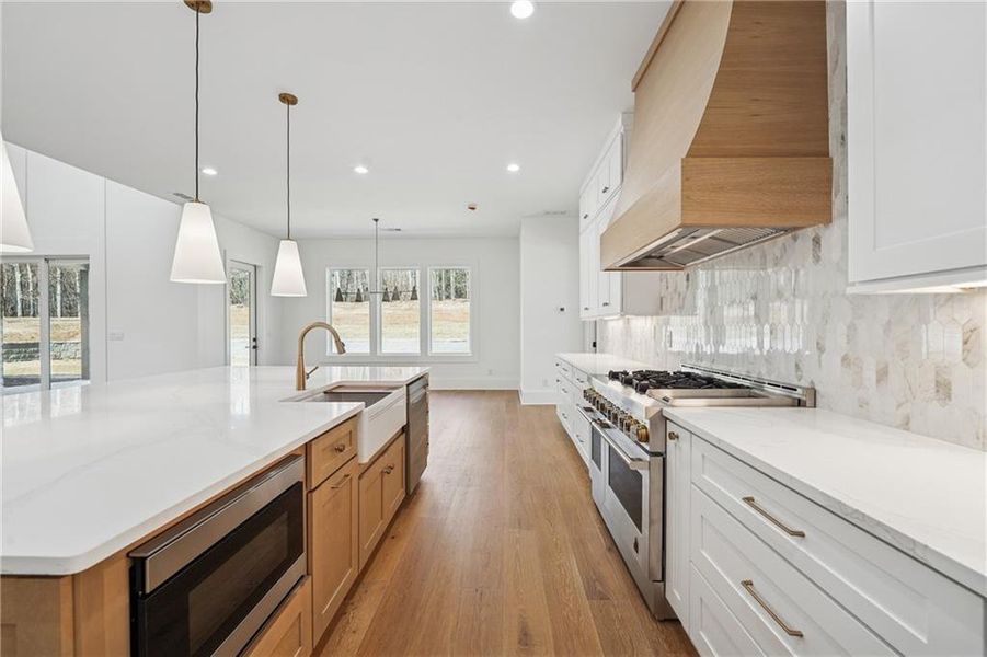 Furnished interior view inside a new home in , Dacula (Image 8).