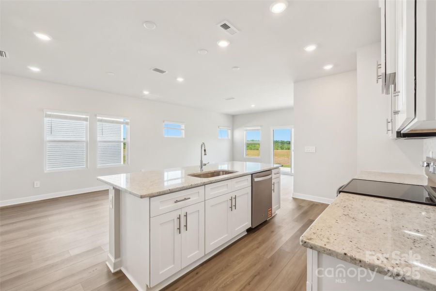 Furnished interior view inside a new home in Walnut Reserve, Conover (Image 3).