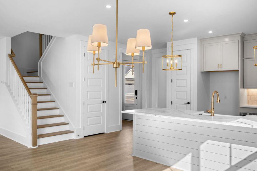 Furnished interior view inside a new home in , Johns Island (Image 8).