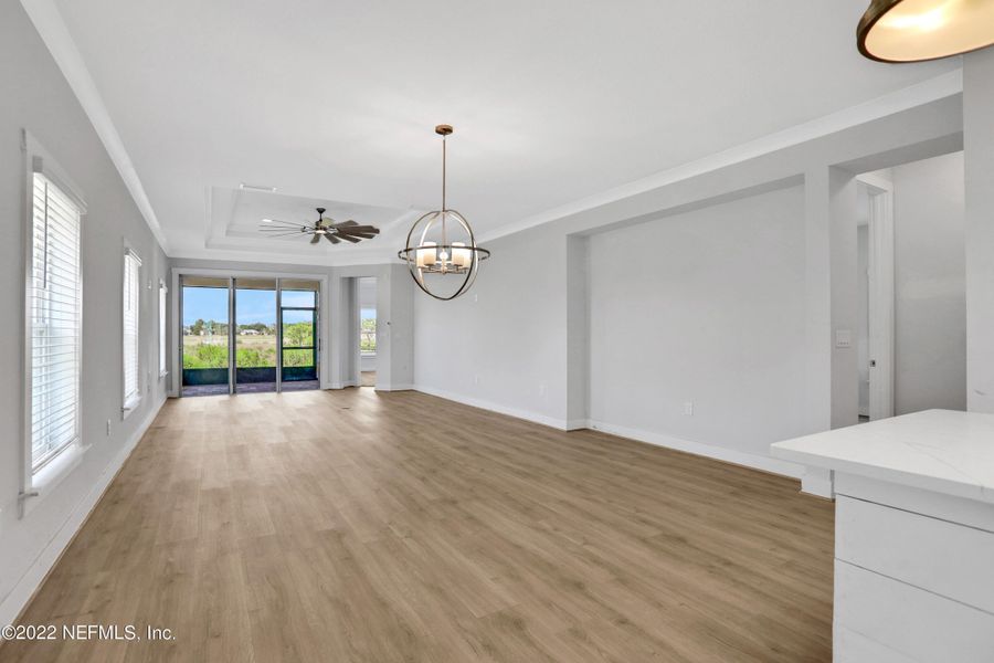 Spacious, unfurnished interior of a new home in TrailMark, St. Augustine (Image 21).