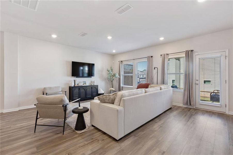 Furnished interior view inside a new home in Willowcrest Townhomes, Mableton (Image 31).