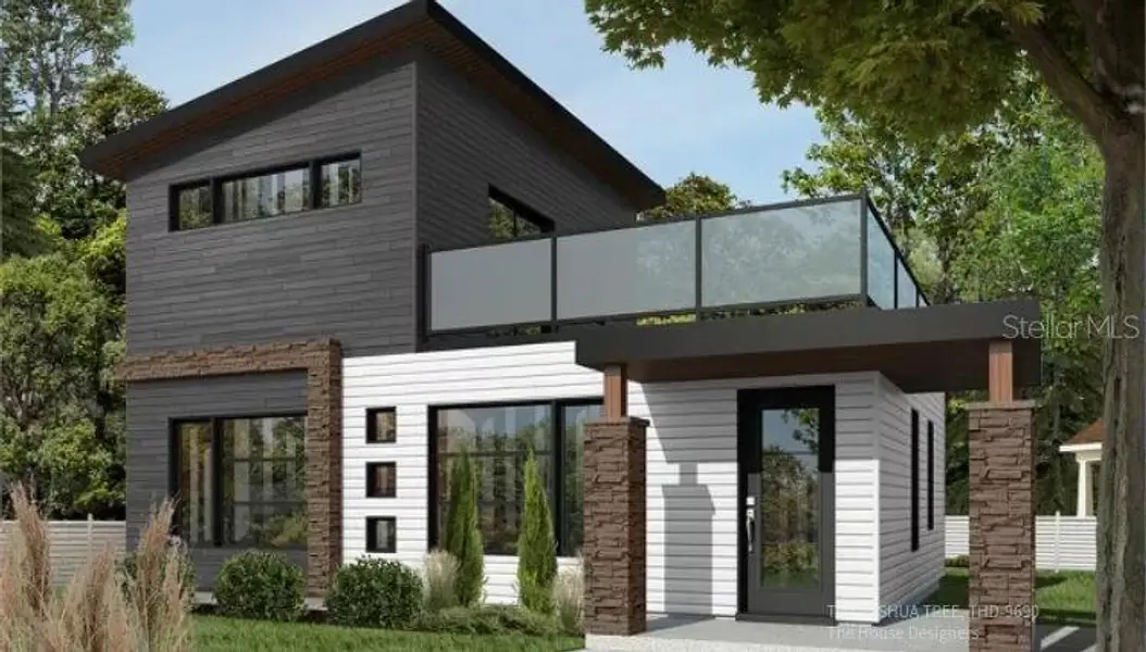 Front exterior of a new home in , Punta Gorda, FL, highlighting curb appeal (Image 18).