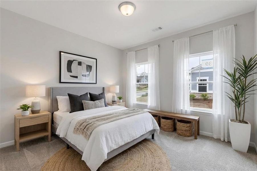 Furnished interior view inside a new home in Creekwood, Powder Springs (Image 7).