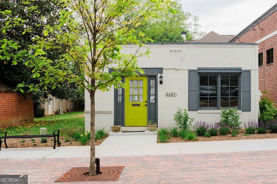 Front exterior of a new home in Ponderosa Farms Manor, Gainesville, GA, highlighting curb appeal (Image 31).