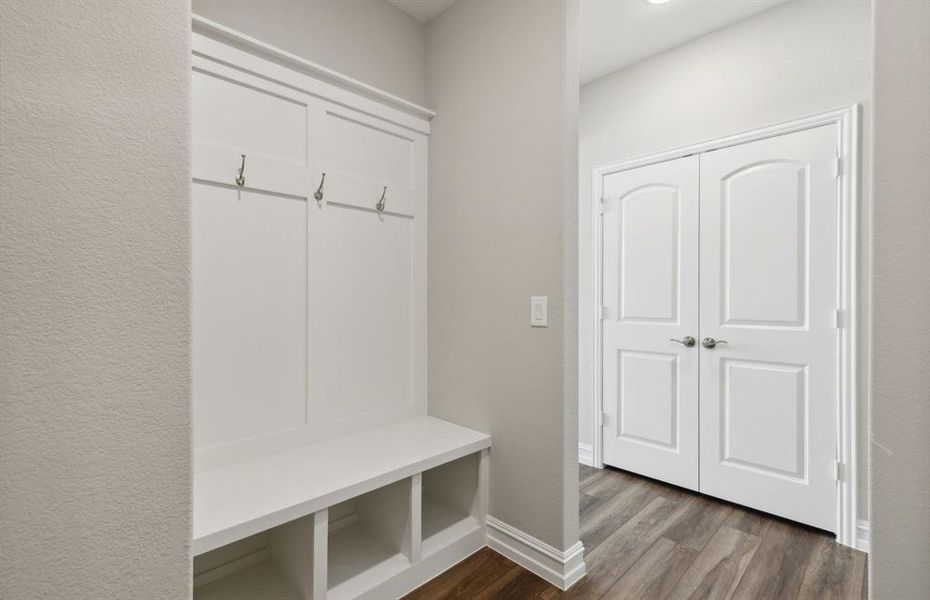 Ample storage space  *real home pictured