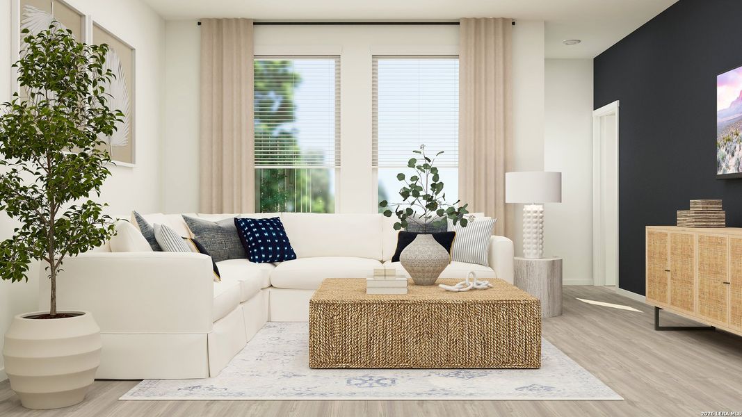 Furnished interior view inside a new home in Juniper Ranch, Spring Branch (Image 33).