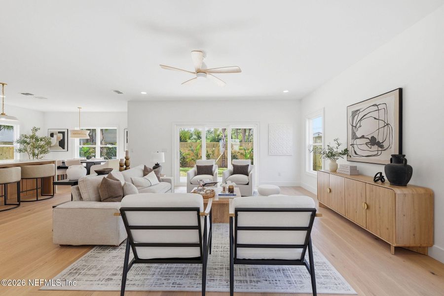 Furnished interior view inside a new home in , Jacksonville Beach (Image 11).