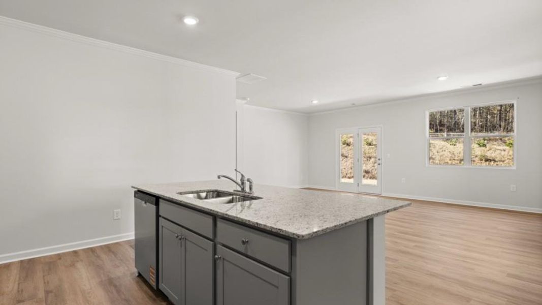 Furnished interior view inside a new home in Creekview, Atlanta (Image 6).