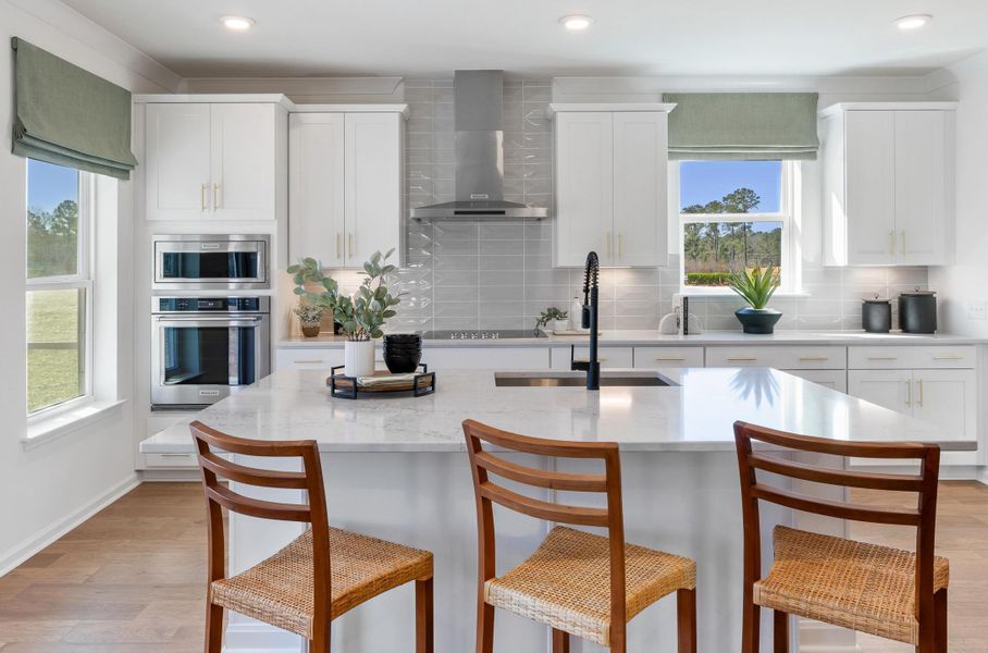Furnished interior view inside a new home in The Oaks, Goose Creek (Image 17).