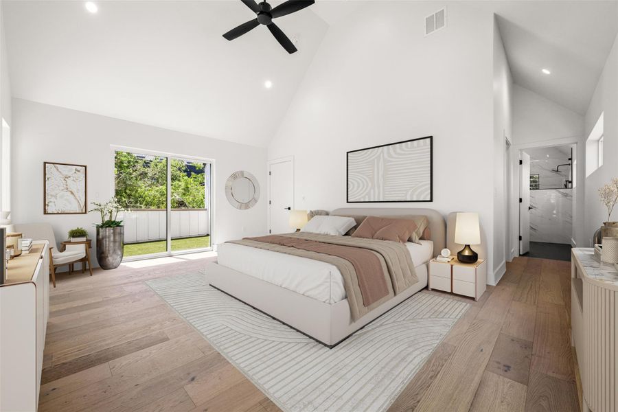 Furnished interior view inside a new home in , Austin (Image 5). Furnished interior view inside a new home in , Austin (Image 5).