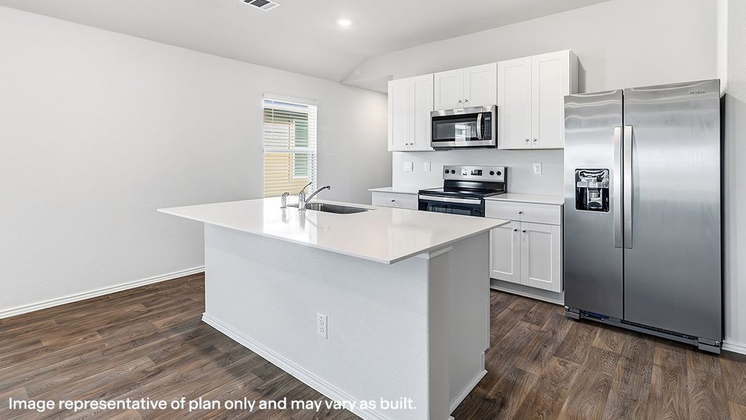 Furnished interior view inside a new home in Blue Ridge Ranch, San Antonio (Image 5).