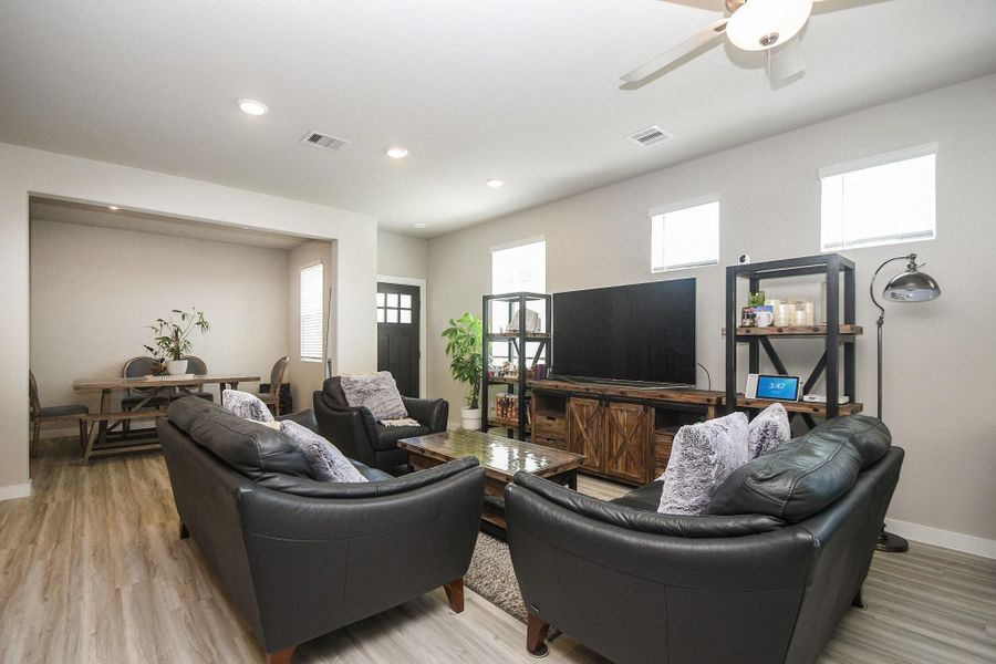 Furnished interior view inside a new home in , Houston (Image 7). Furnished interior view inside a new home in , Houston (Image 7).