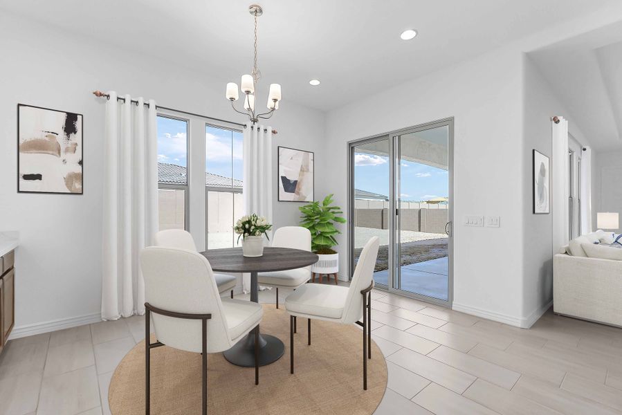 Furnished interior view inside a new home in Aloravita South, Peoria (Image 4).