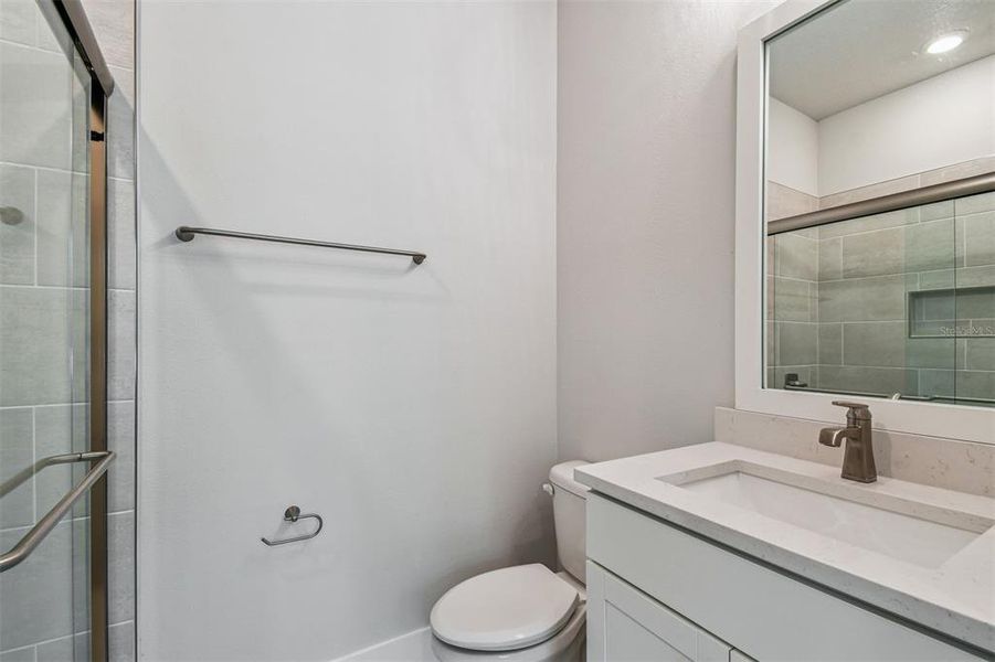 Furnished interior view inside a new home in Towns at Union, St. Petersburg (Image 10).