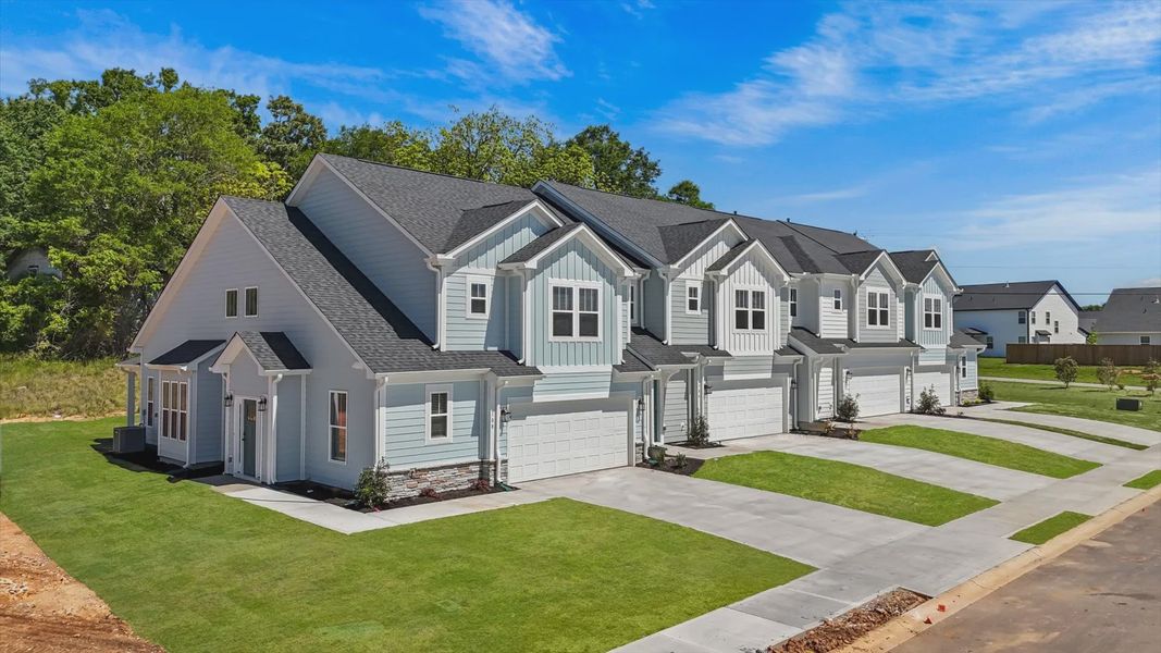 Front exterior of a new home in Village at Midway, Anderson, SC, highlighting curb appeal (Image 20).