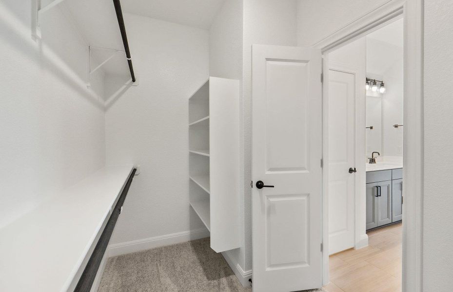 Spacious, unfurnished interior of a new home in Saddleback at Santa Rita Ranch, Liberty Hill (Image 24). Spacious, unfurnished interior of a new home in Saddleback at Santa Rita Ranch, Liberty Hill (Image 24).