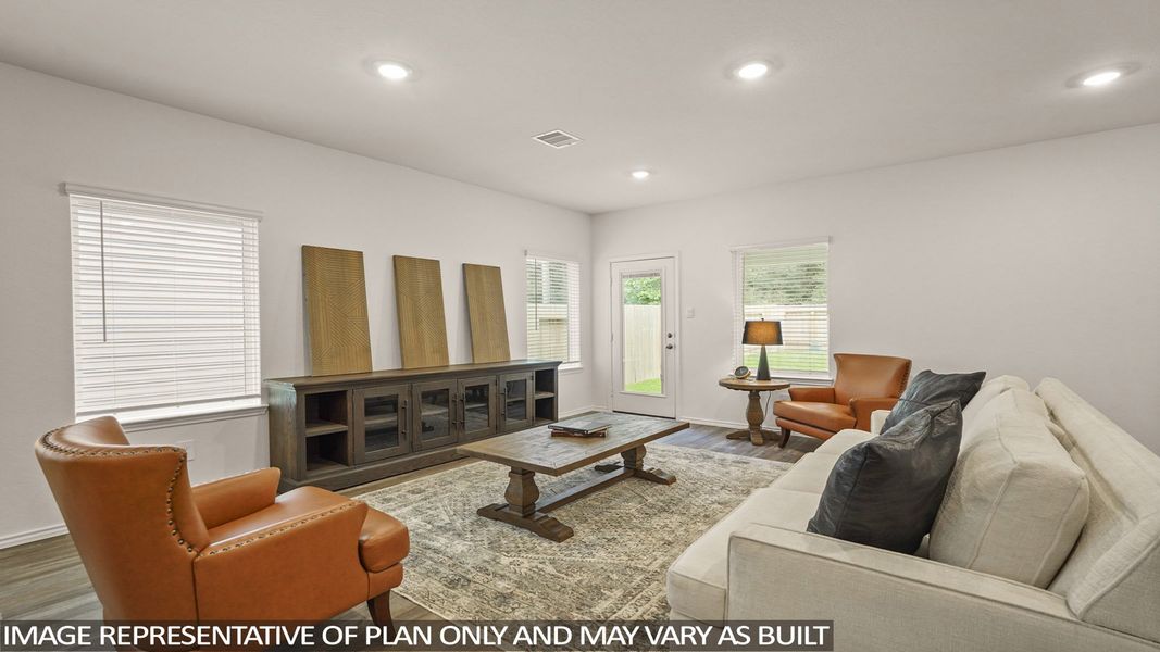 Furnished interior view inside a new home in Grand Pines, Magnolia (Image 7).