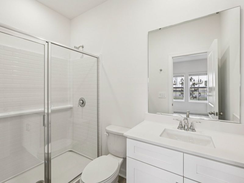 Furnished interior view inside a new home in Meadows at Wilson Farms - The Heights Series, Fort Mill (Image 9). Furnished interior view inside a new home in Meadows at Wilson Farms - The Heights Series, Fort Mill (Image 9).