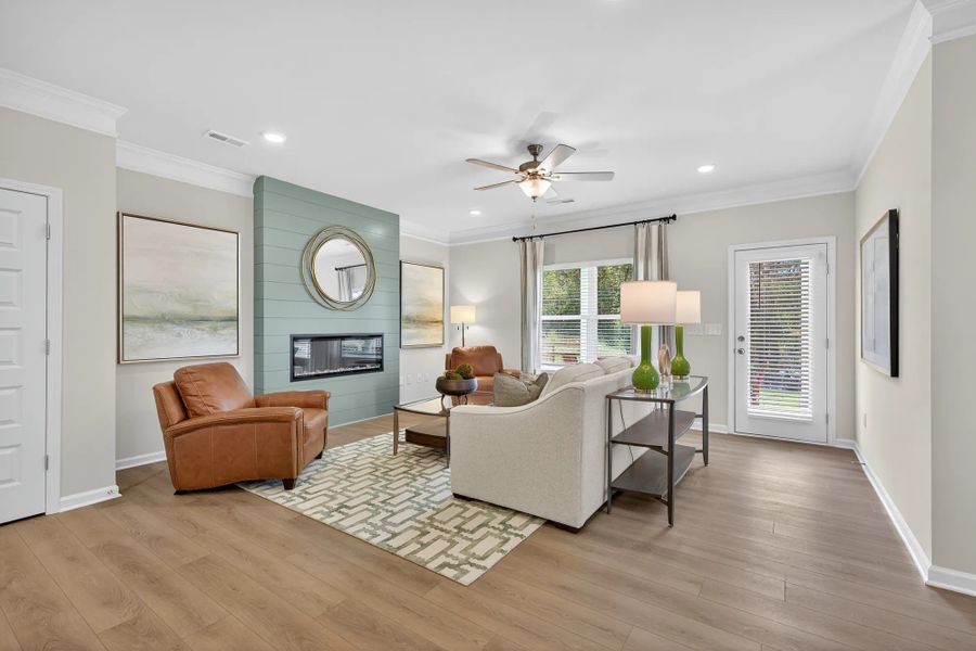 Furnished interior view inside a new home in Laurelwood Park, Gallatin (Image 4).