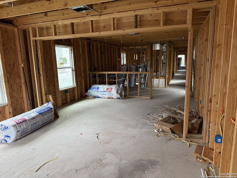 In-progress construction of a new home in , San Antonio, TX (Image 3).