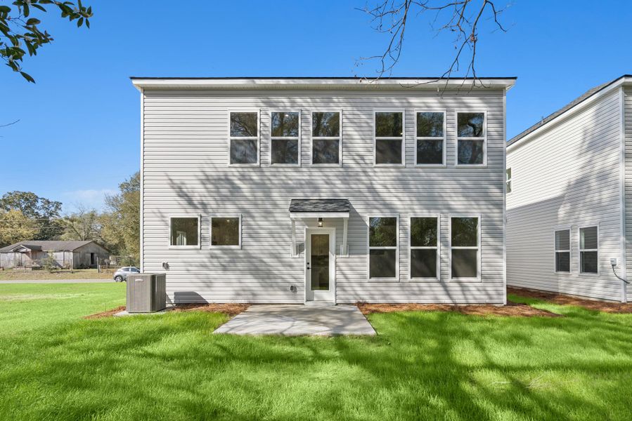 Exterior details and patio area of a home in Discover - Select, North Charleston (Image 4).