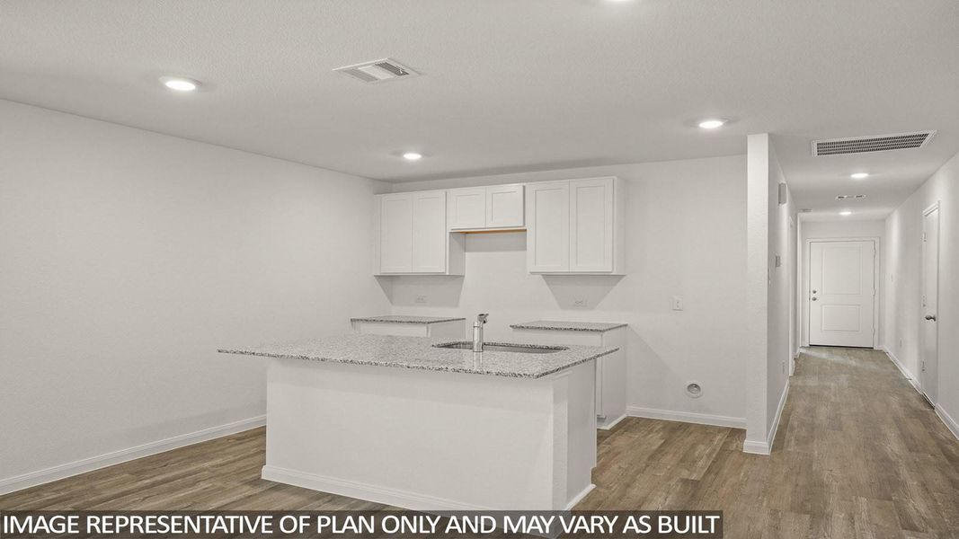 Furnished interior view inside a new home in McCrorey Trails, Conroe (Image 4).