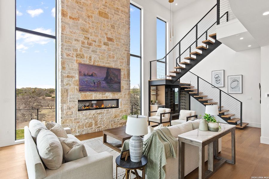 Furnished interior view inside a new home in , San Antonio (Image 31).