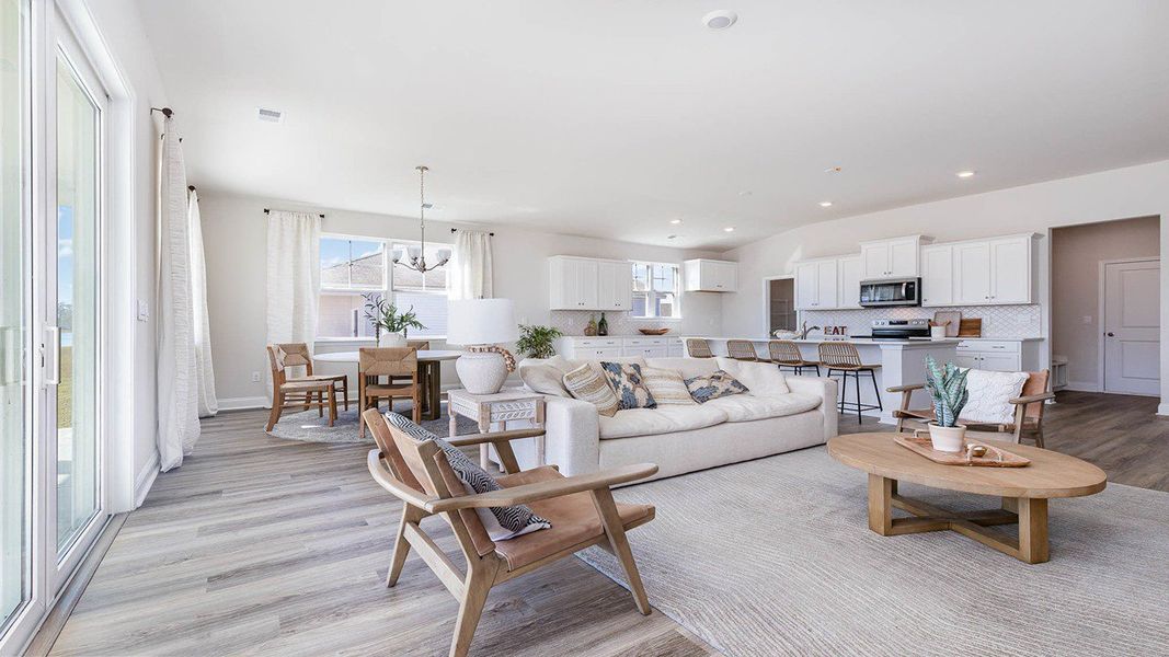 Representative furnished interior of a home built from the Eaton by D.R. Horton in The Preserve at Shaftesbury Glen, Conway (Image 13).