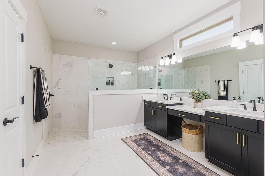 Furnished interior view inside a new home in Soleil Belmont Park, Canton (Image 14).
