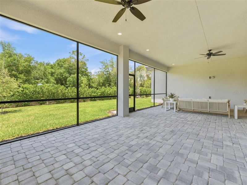 Exterior details and patio area of a home in Valencia Ridge (55+), Wesley Chapel (Image 27). Exterior details and patio area of a home in Valencia Ridge (55+), Wesley Chapel (Image 27).