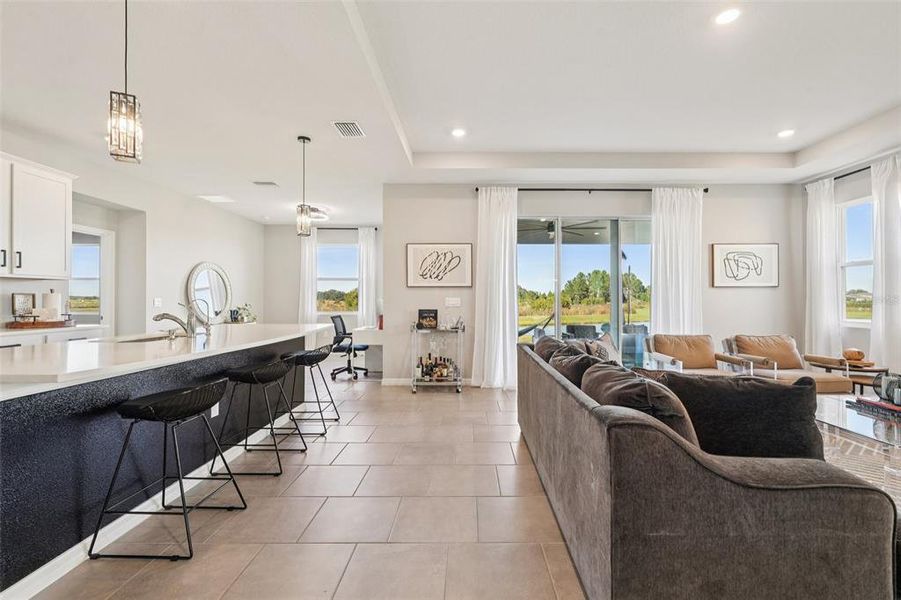 Furnished interior view inside a new home in , San Antonio (Image 37). Furnished interior view inside a new home in , San Antonio (Image 37).