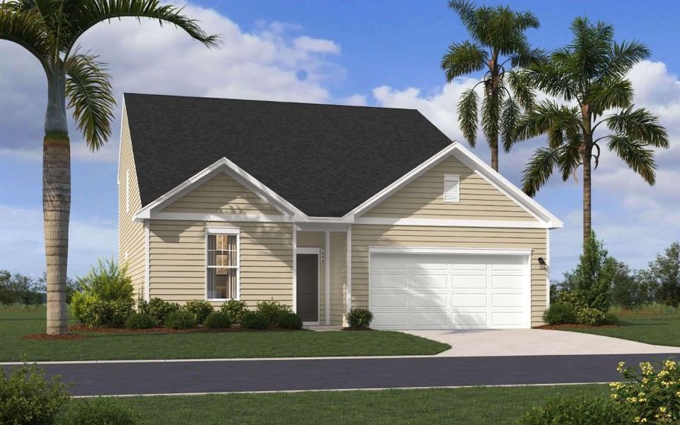Representative exterior photo of a completed home built from the The Jefferson by Stanley Martin Homes in Green Tree Place, Anderson, SC (Image 23).