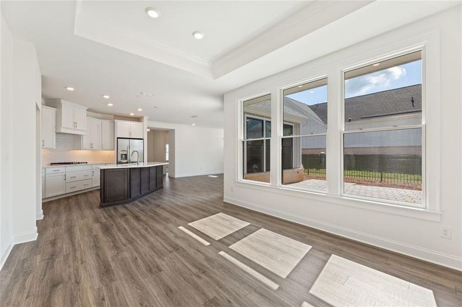 Spacious, unfurnished interior of a new home in The Courtyards of Franklin Goldmine, Cumming (Image 11).