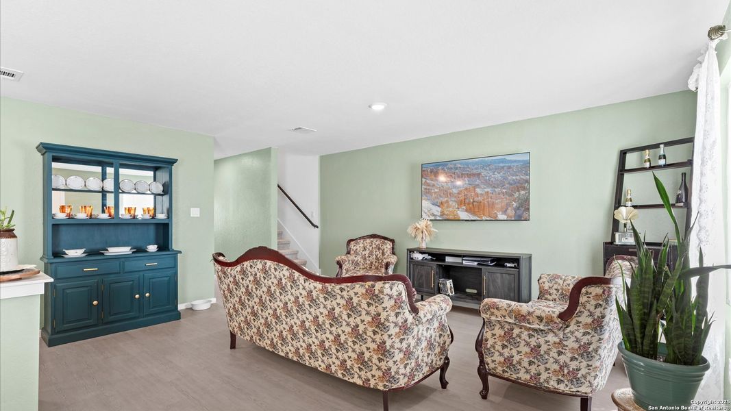 Furnished interior view inside a new home in , New Braunfels (Image 6). Furnished interior view inside a new home in , New Braunfels (Image 6).