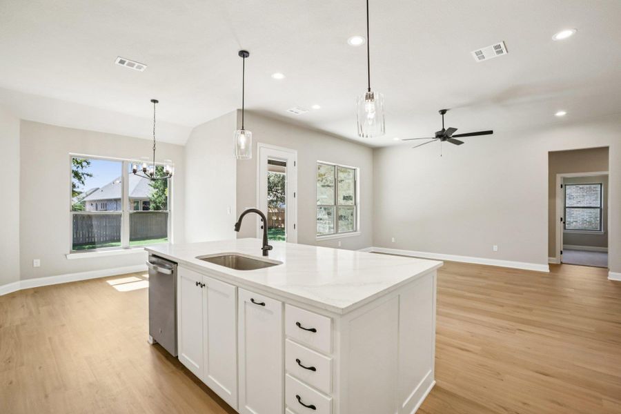 Furnished interior view inside a new home in Drake's Landing, Salado (Image 12).