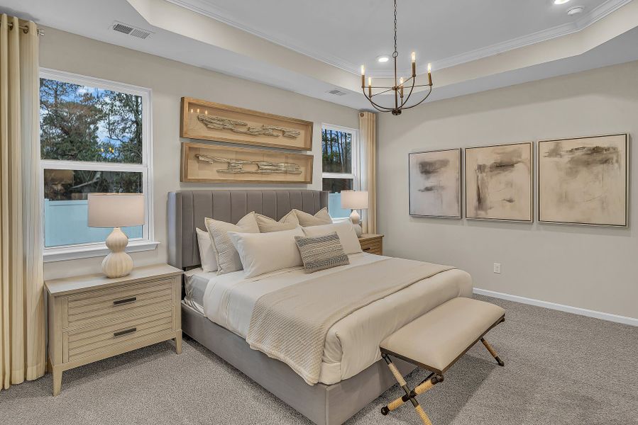 Representative furnished interior of a home built from the The Wave Crest by Chesapeake Homes in Coastal Club of the Carolinas, Calabash (Image 14).